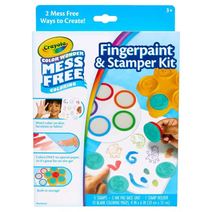 Crayola Color Wonder Mess Free Fingerpaint & Stamper Kit