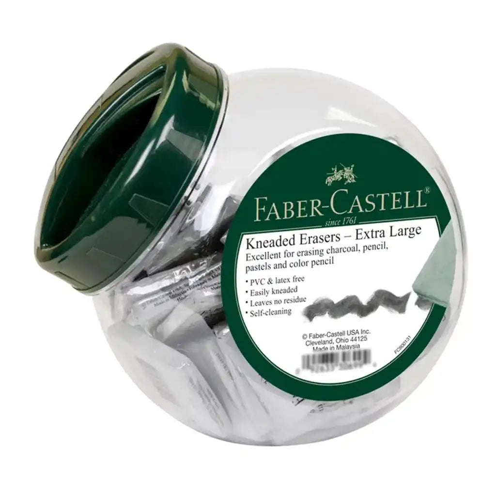 Faber-Castell Grey Kneaded Eraser Bowl Extra Large, 48ct