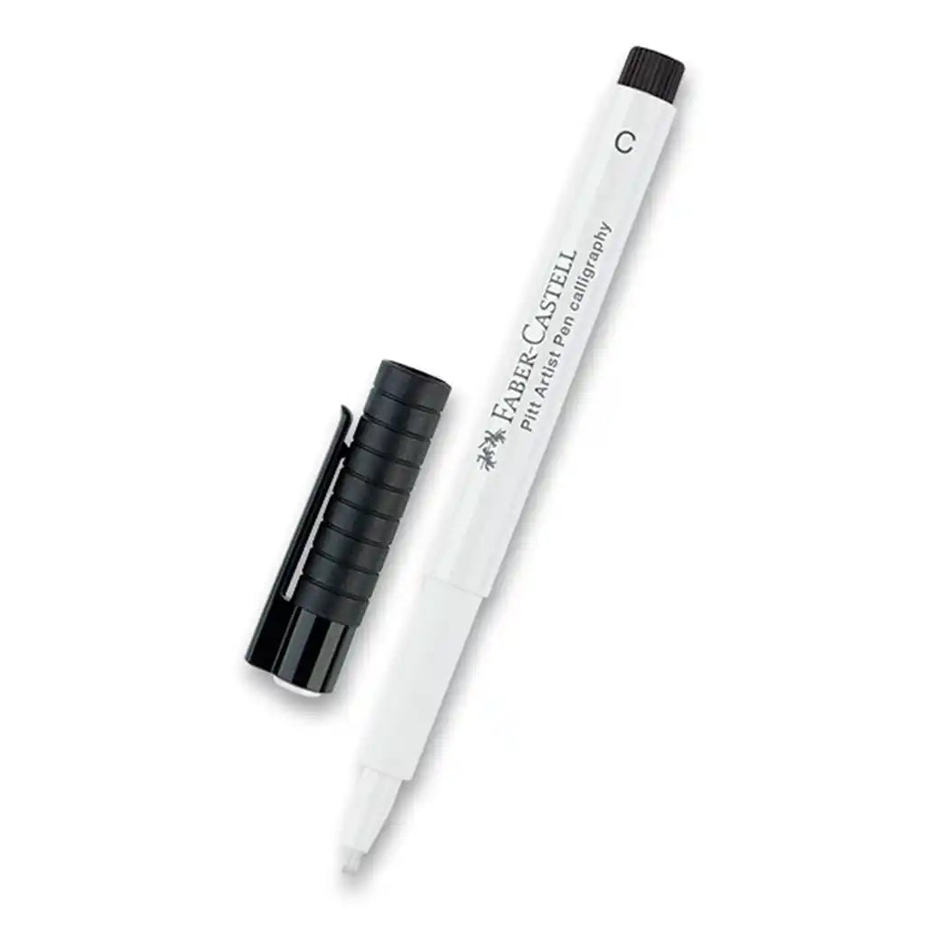 Faber-Castell Pitt Calligraphy Pen, White