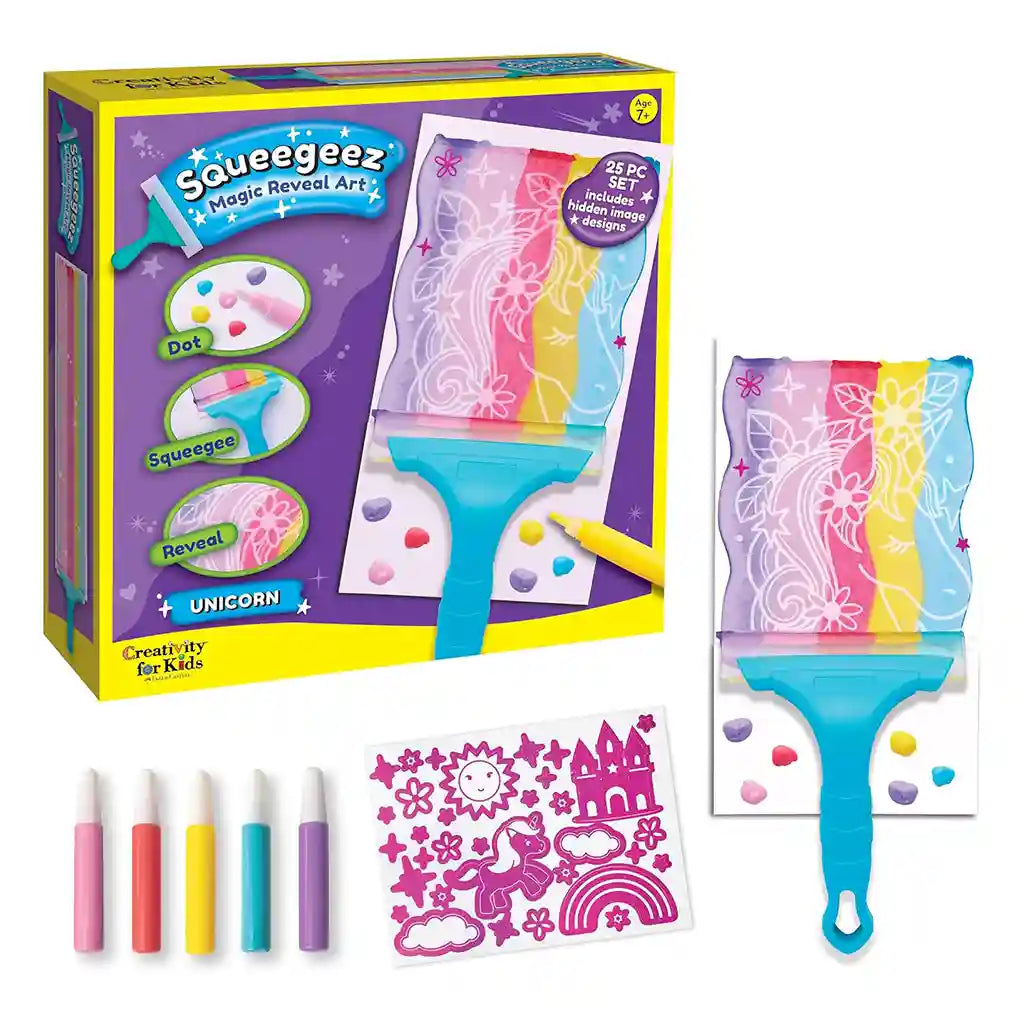 Faber-Castell Squeegeez Magic Revealart Unicorn