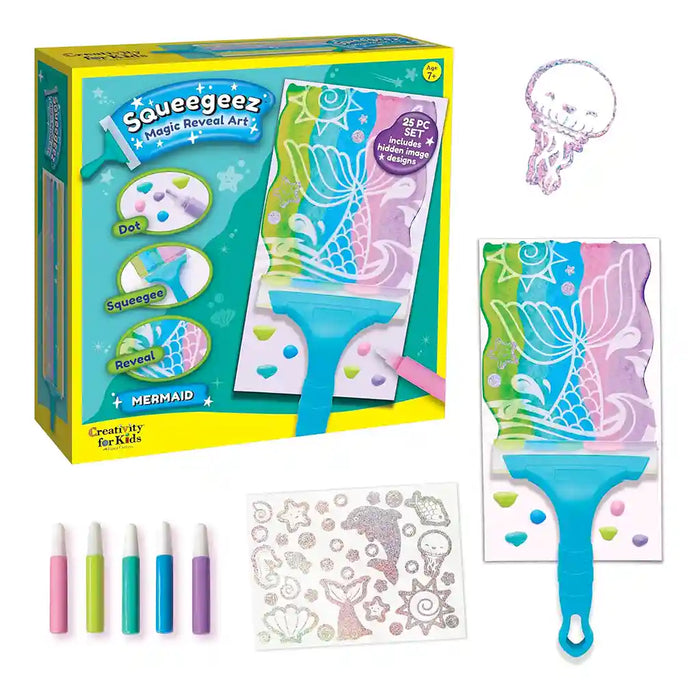 Faber-Castell Squeegeez Magic Reveal Art Mermaid