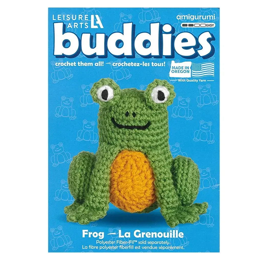Leisure Arts Crochet Buddies Kit Frog