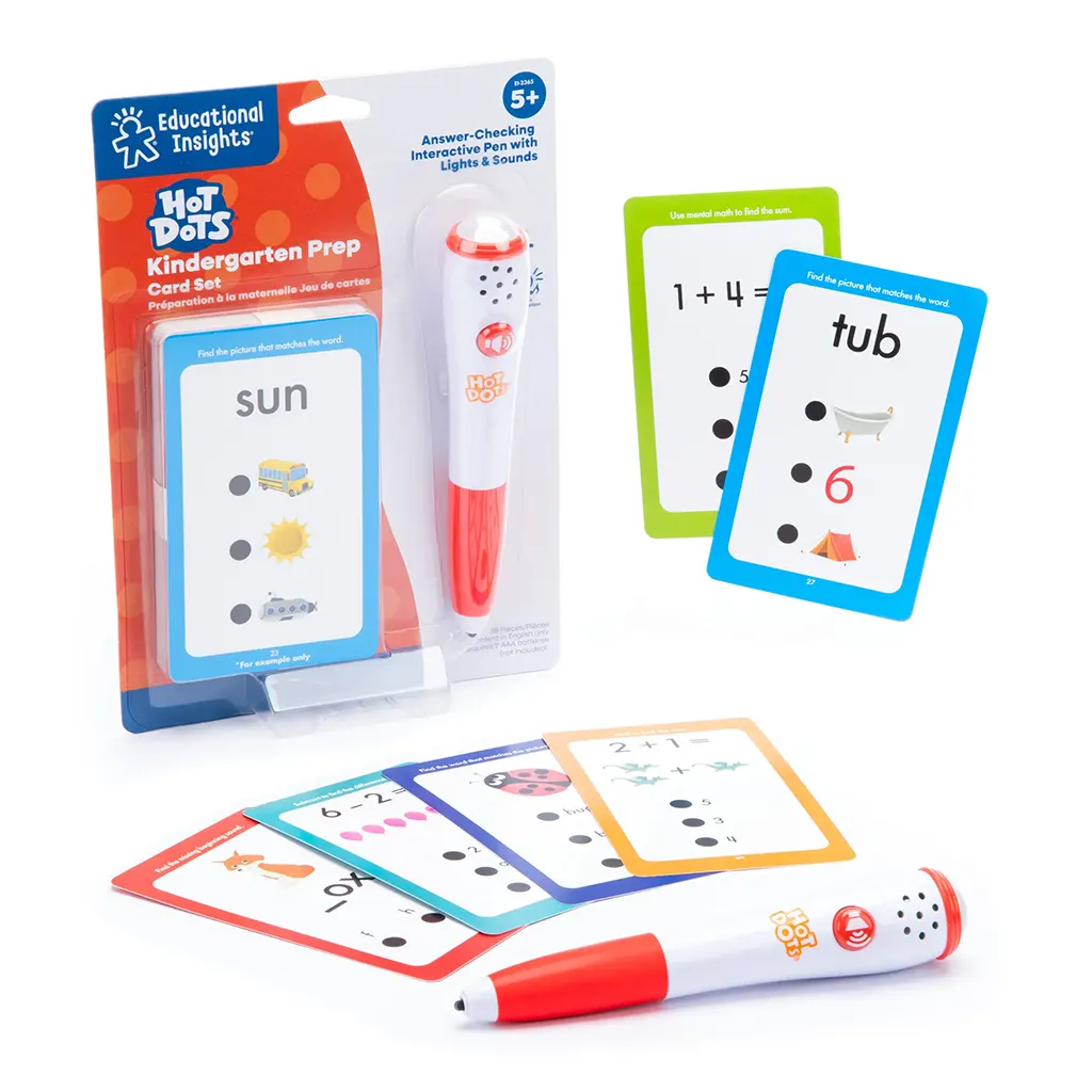 Hot Dots Kindergarten Prep Card Set
