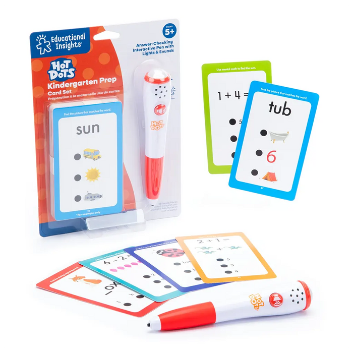 Hot Dots Kindergarten Prep Card Set