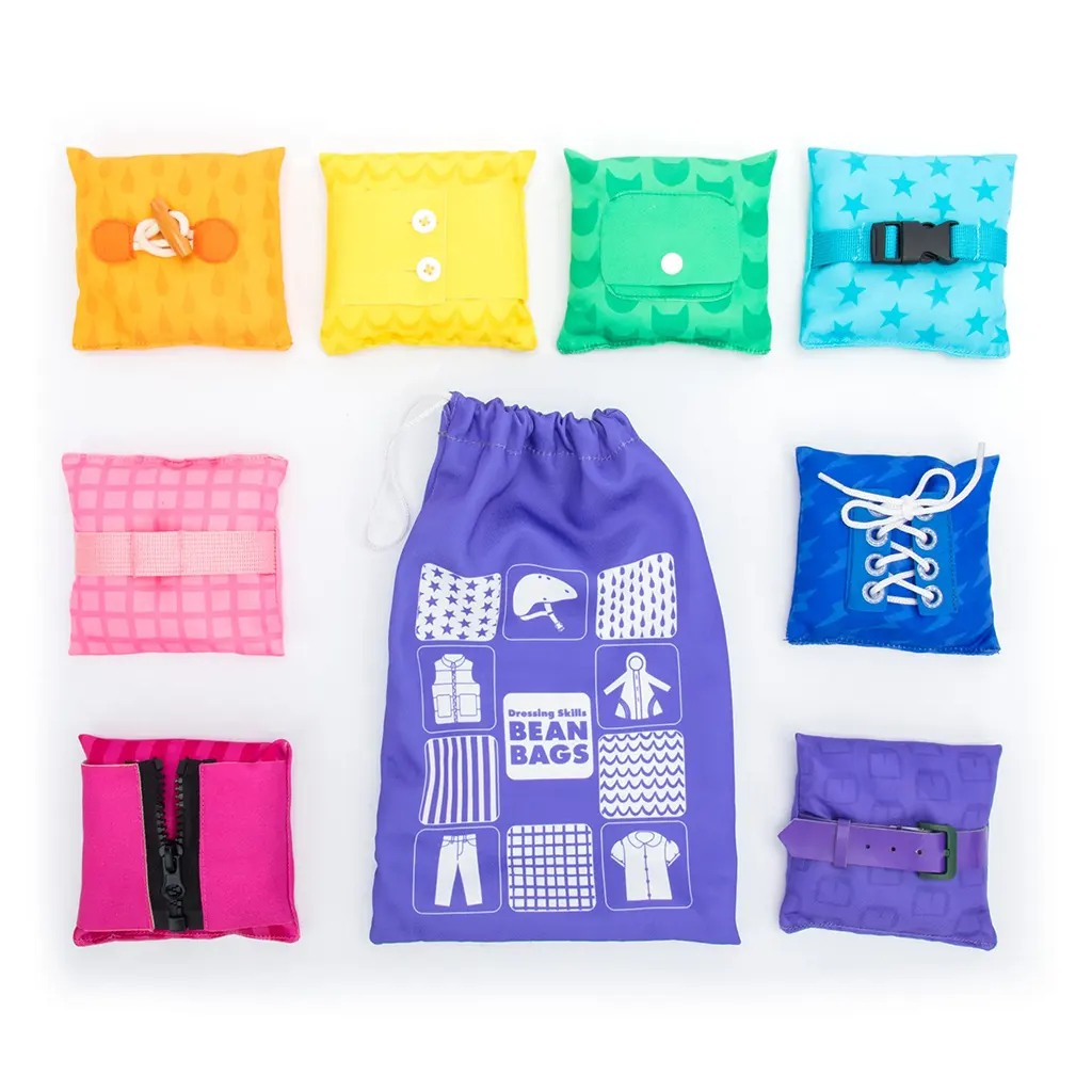 Learn to Dress Myself Bean Bags