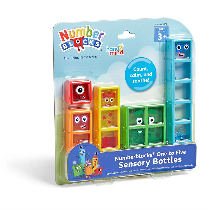 Numberblocks One to Five Sensory Bottles
