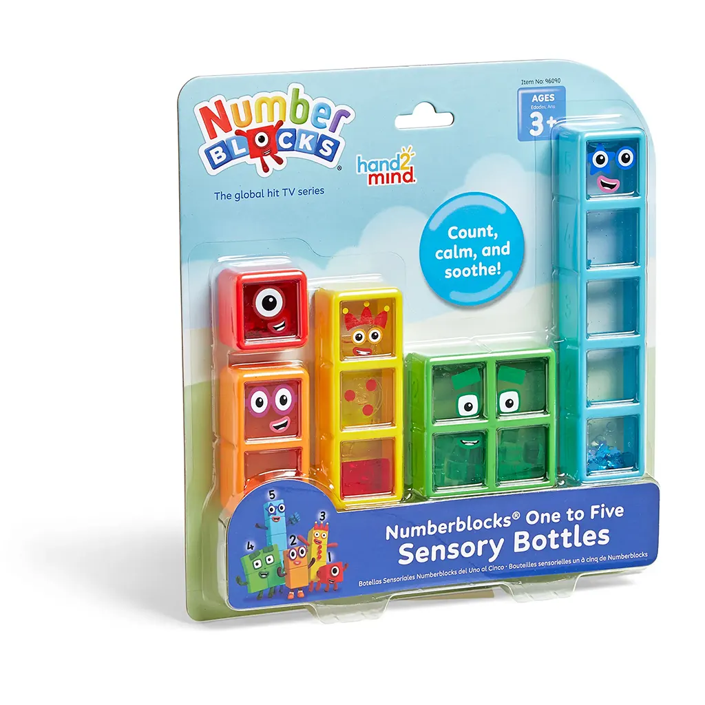 Numberblocks One to Five Sensory Bottles