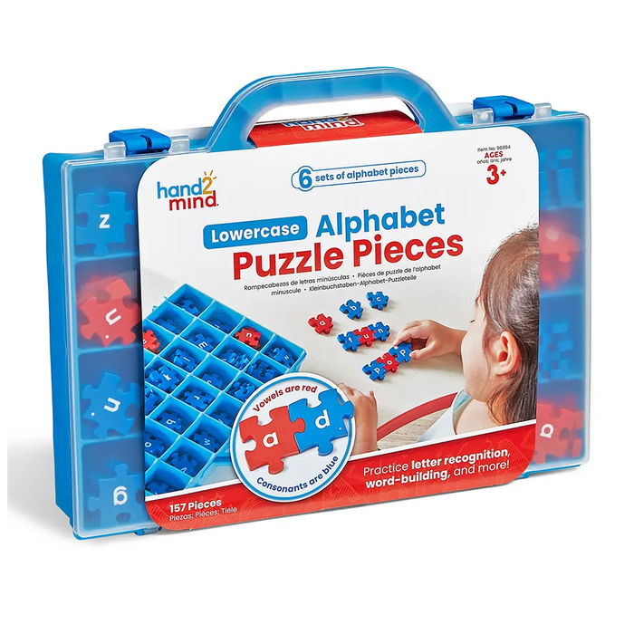 Lowercase Alphabet Puzzle Pieces