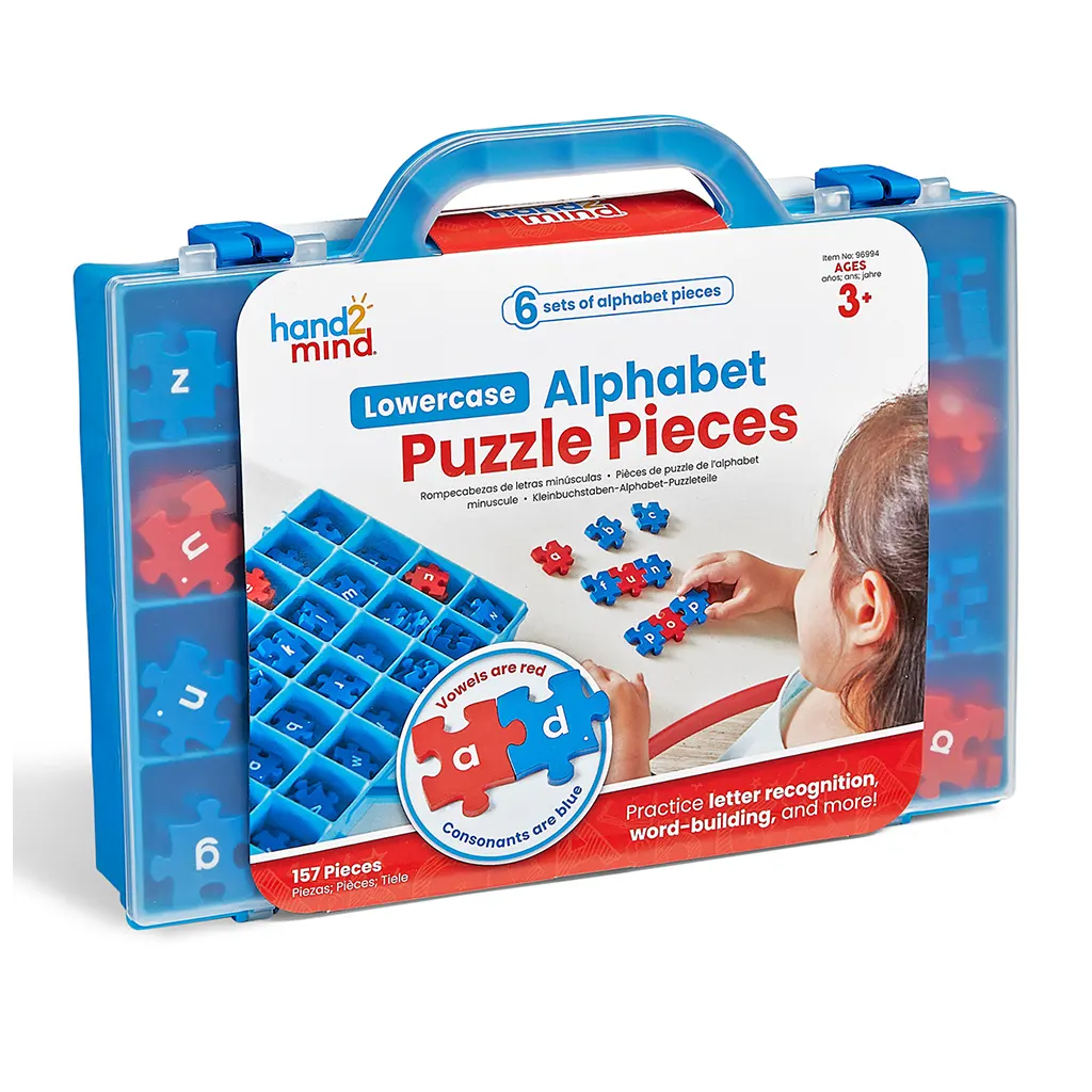 Lowercase Alphabet Puzzle Pieces