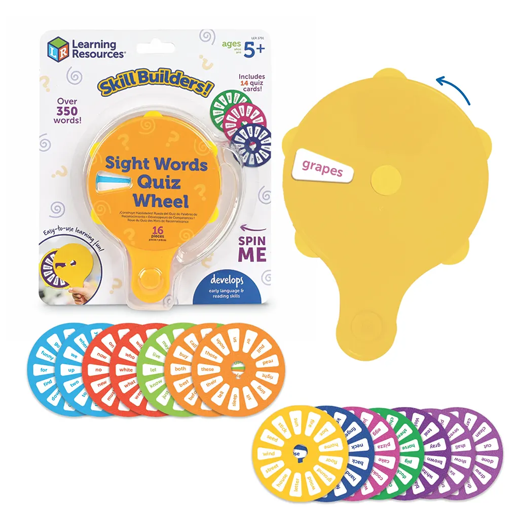 Skillbuilders Sight Words Quiz Wheel