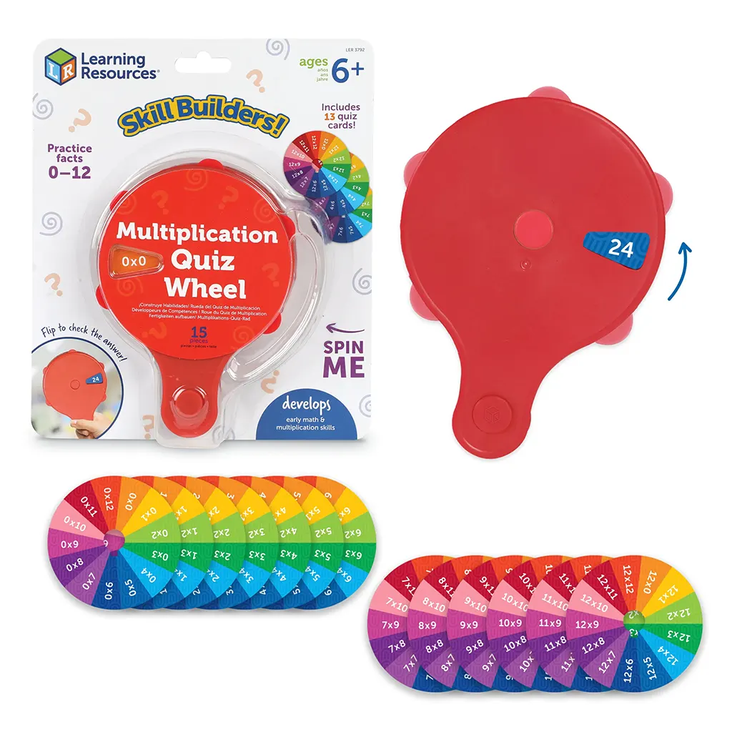 Skillbuilders Mulitplication Quiz Wheel