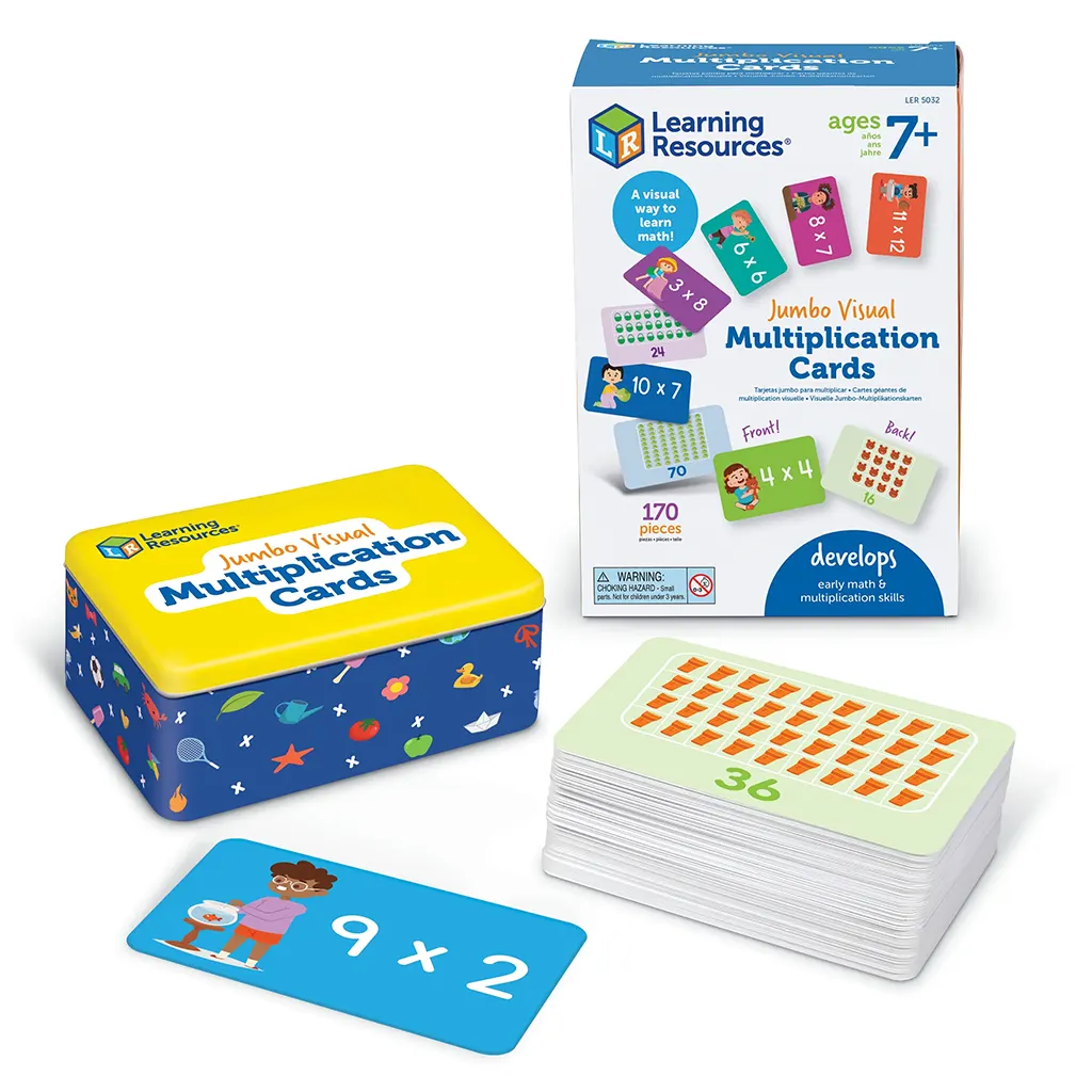 Jumbo Multiplication Cards