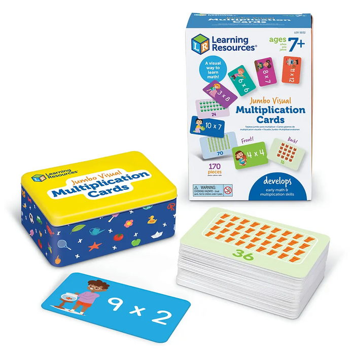 Jumbo Multiplication Cards