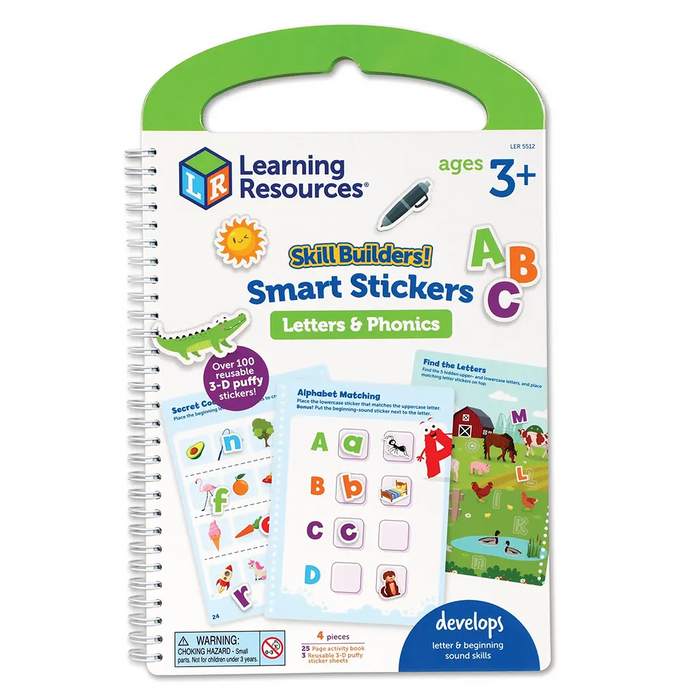 Skill Builders Smart Stickers Letters & Phonics