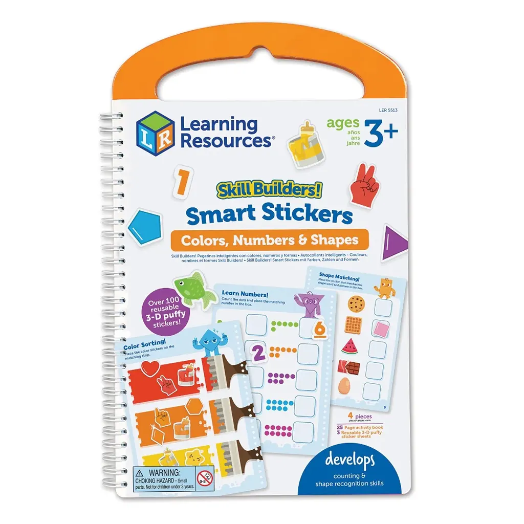 Skill Builders! Smart Stickers Colors, Numbers &amp; Shapes
