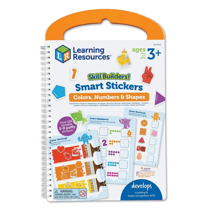 Skill Builders! Smart Stickers Colors, Numbers & Shapes