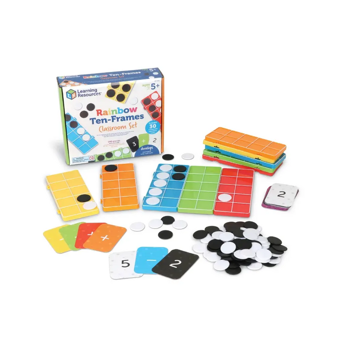 Rainbow Ten-Frames Classroom Set