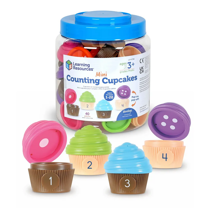 Mini Counting Cupcakes