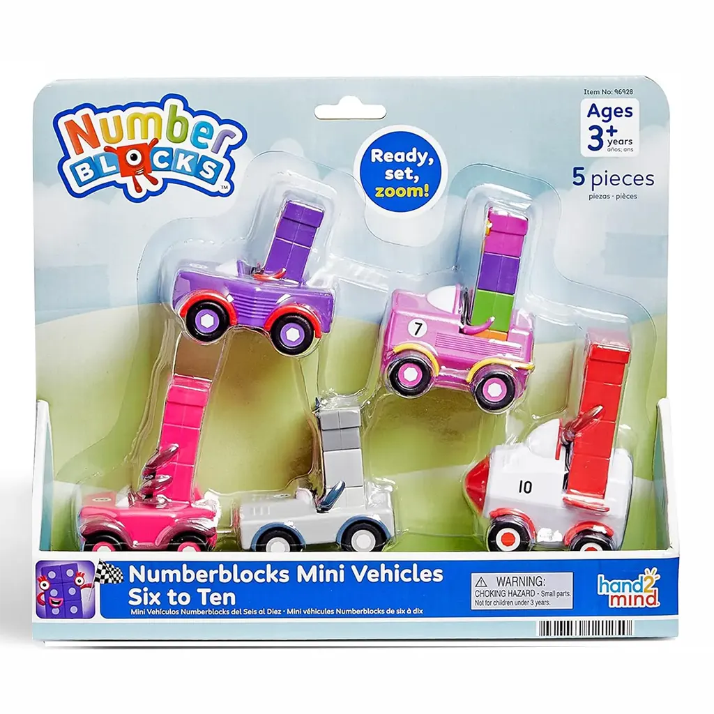 Numberblocks Six to Ten Mini Vehicles