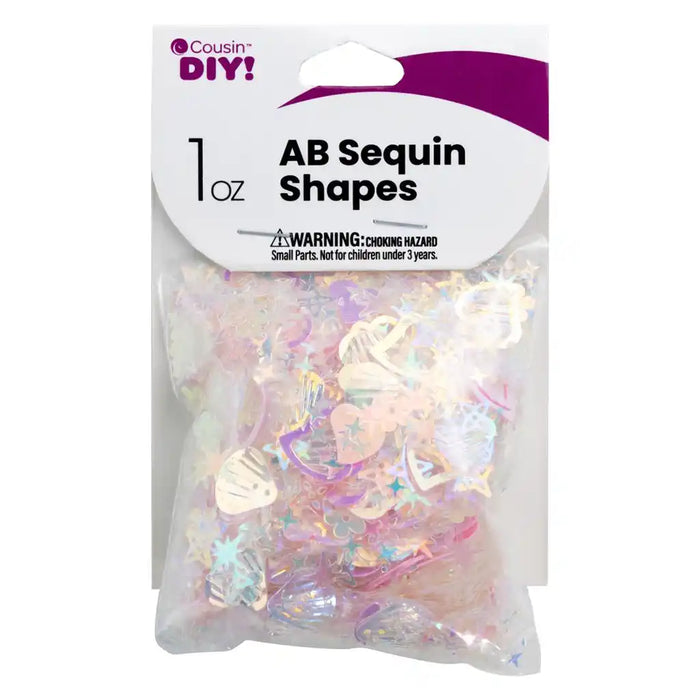Crystal Sequins 1oz, Assorted