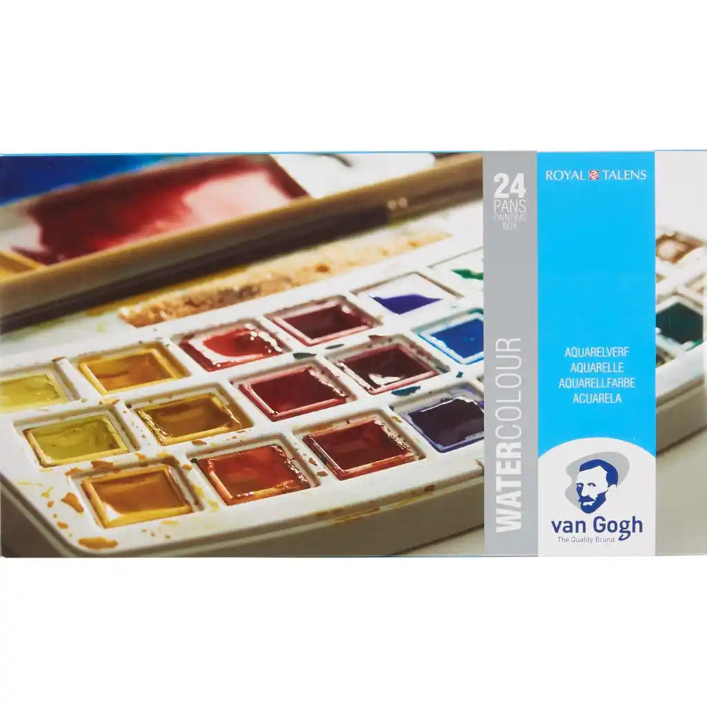 Van Gogh Watercolor Set 24 Half Pans