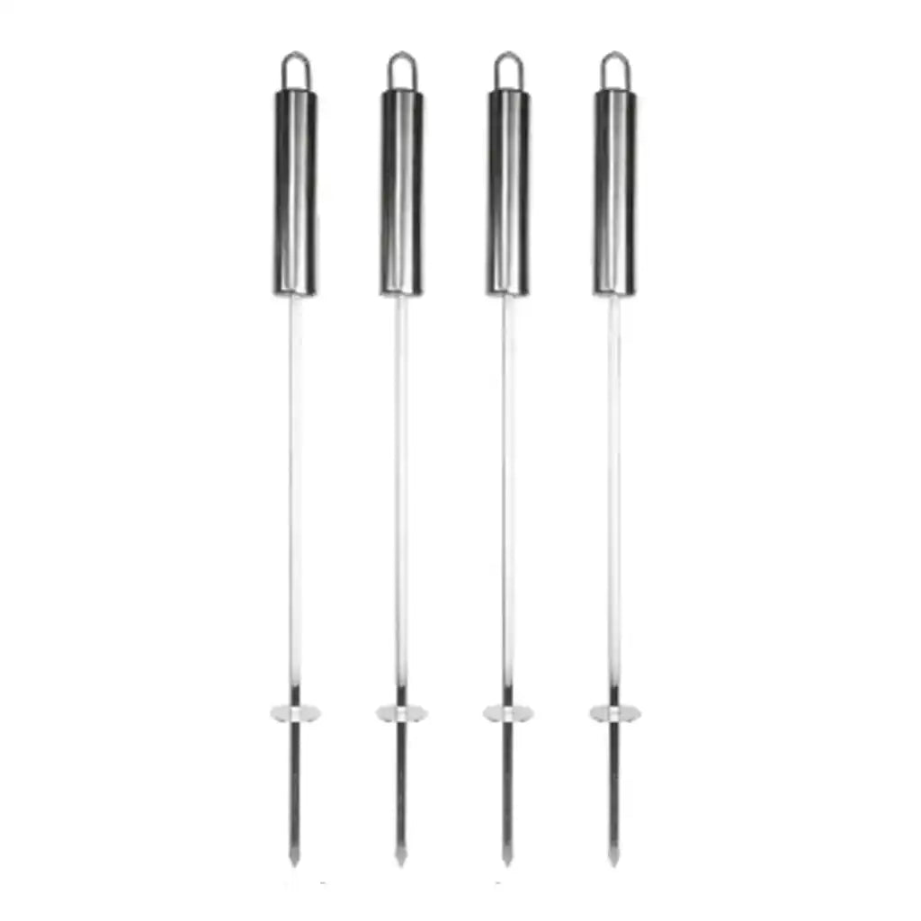 Gr Stainless Steel 4Pc Bbq Skewer