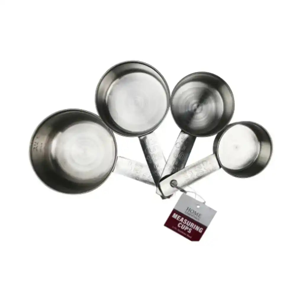 Bh Stainless Steel 4pcs Measuring Cups Assorted Sizes