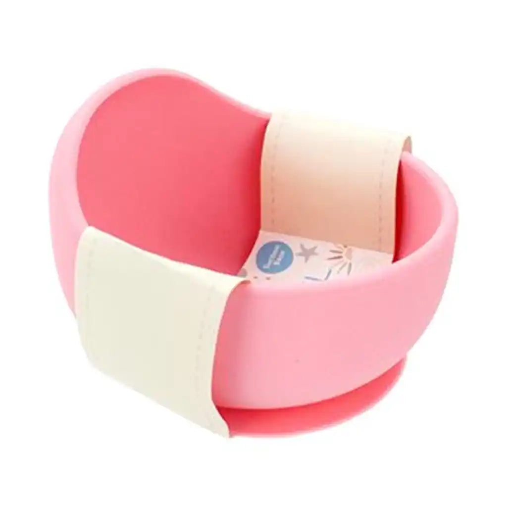 Bh Silicone Baby Round Soup Bowl 4.72in, Pink