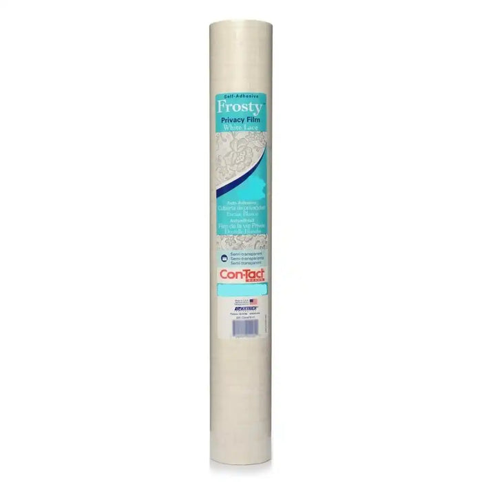 Con-Tact Frosty White Lace Covering 18in x 9ft