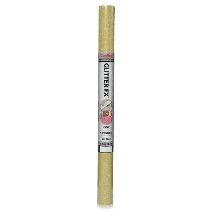 Glitter FX Gold Adhesive Liner, 18in x 6ft