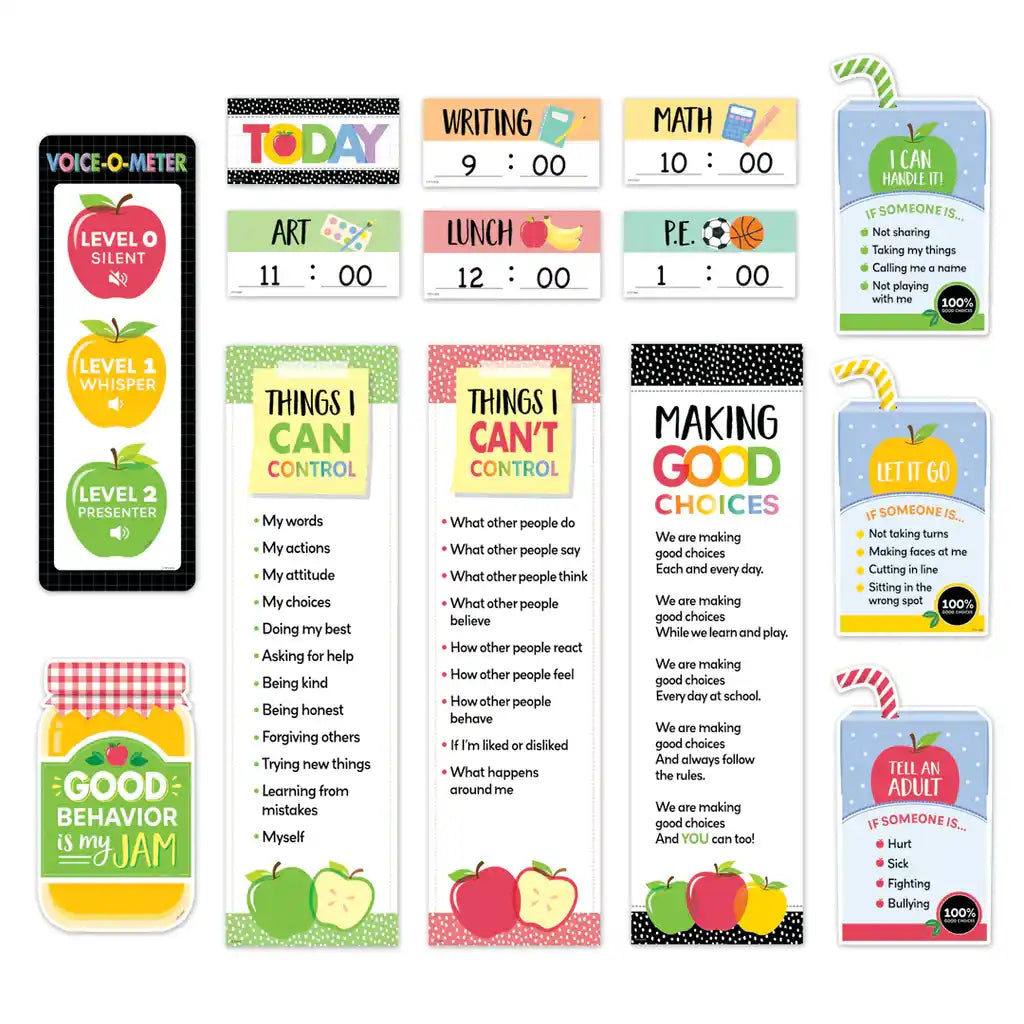 Class Management (Apple Time) Mini Bulletin Board