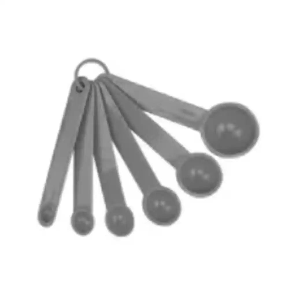 Bh Plastic Measure Spoons 5.1in x 1.6in x 1in, Black