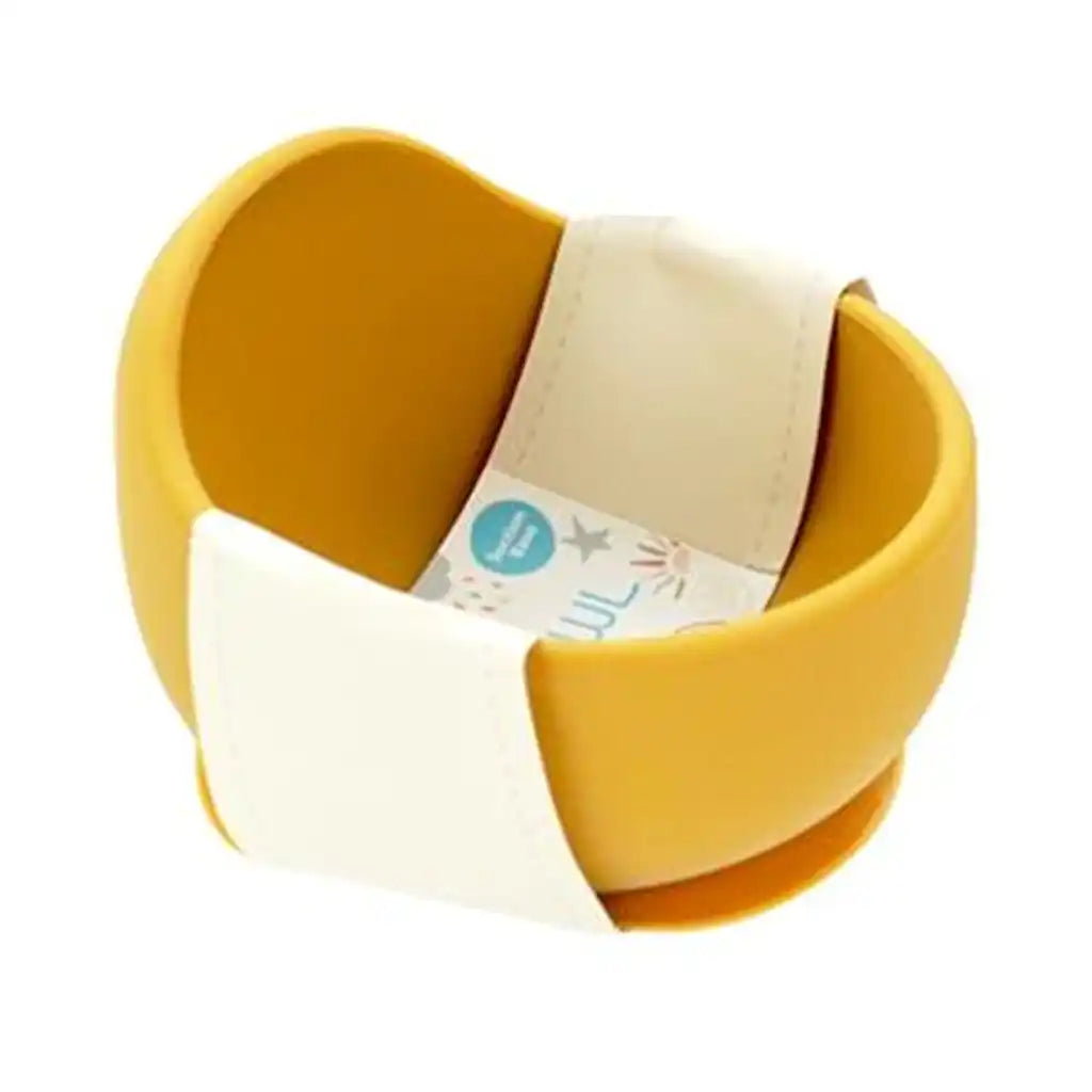 Bh Silicone Baby Round Soup Bowl 4.72in, Yellow