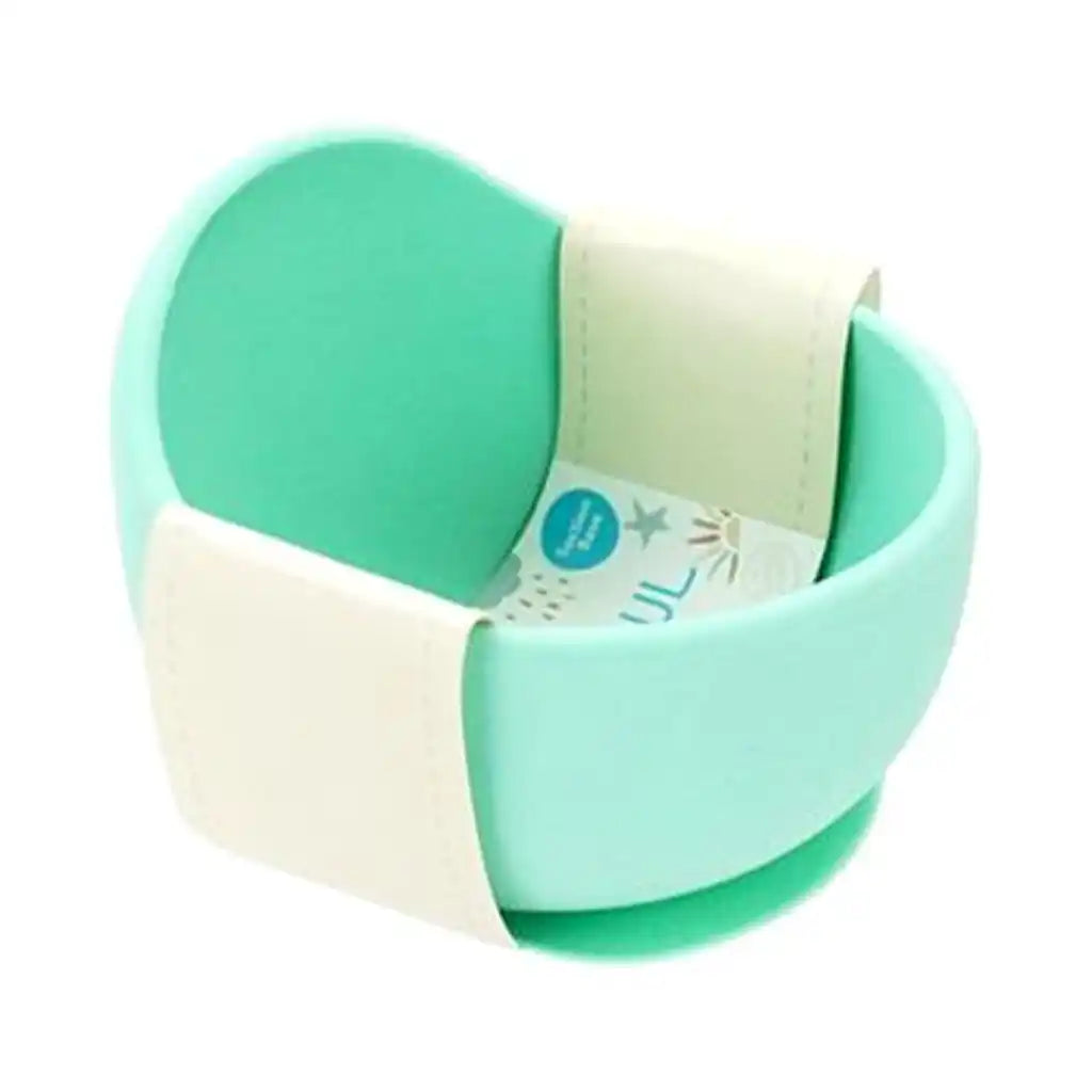 Bh Silicone Baby Round Soup Bowl 4.72in, Turquoise