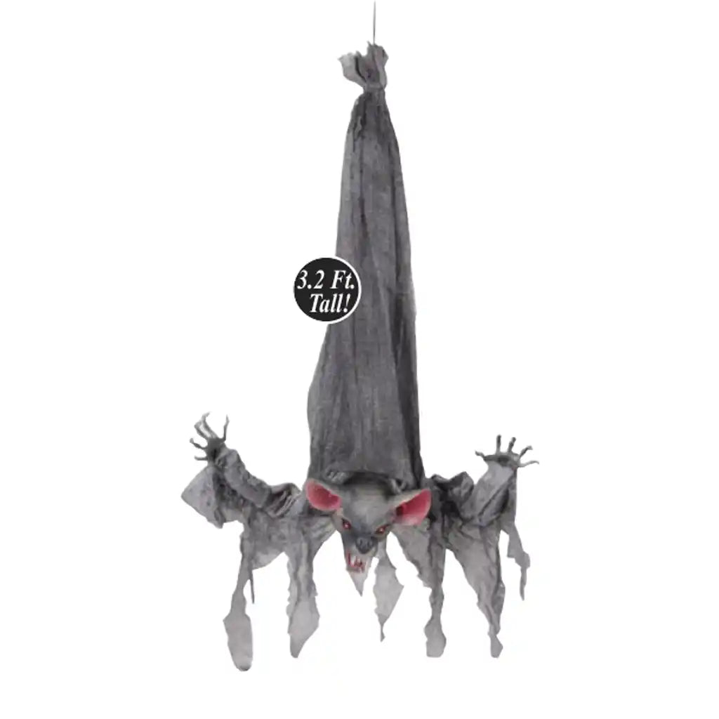 Animated Upside Down Grey Bat