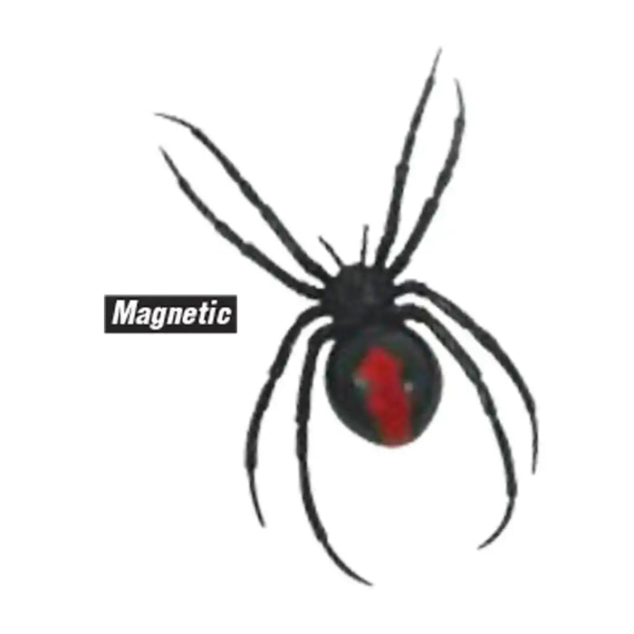 Magnetic Black Widow Spider, 4.9in