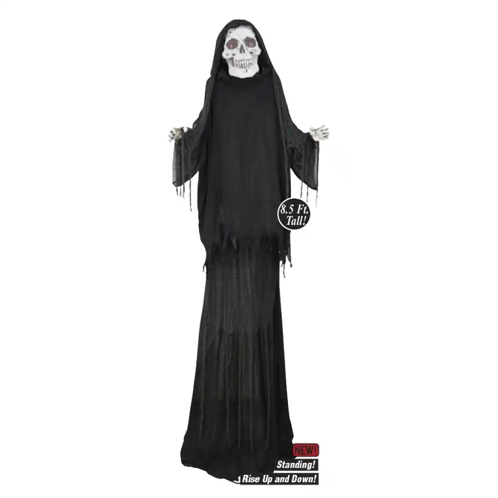 Animated Standing Up &amp; Down Reaper, 8.5ft