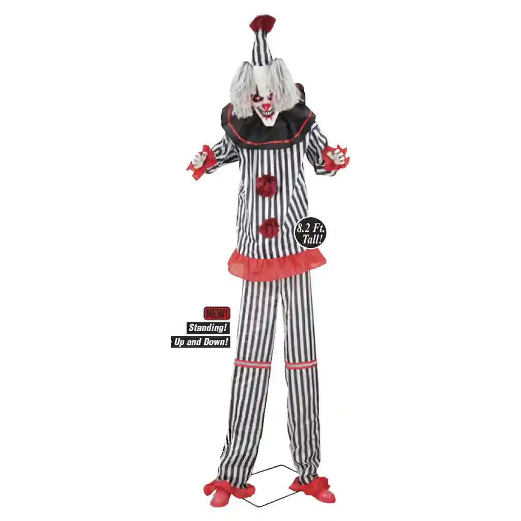 Animated Standing Clown, 8ft