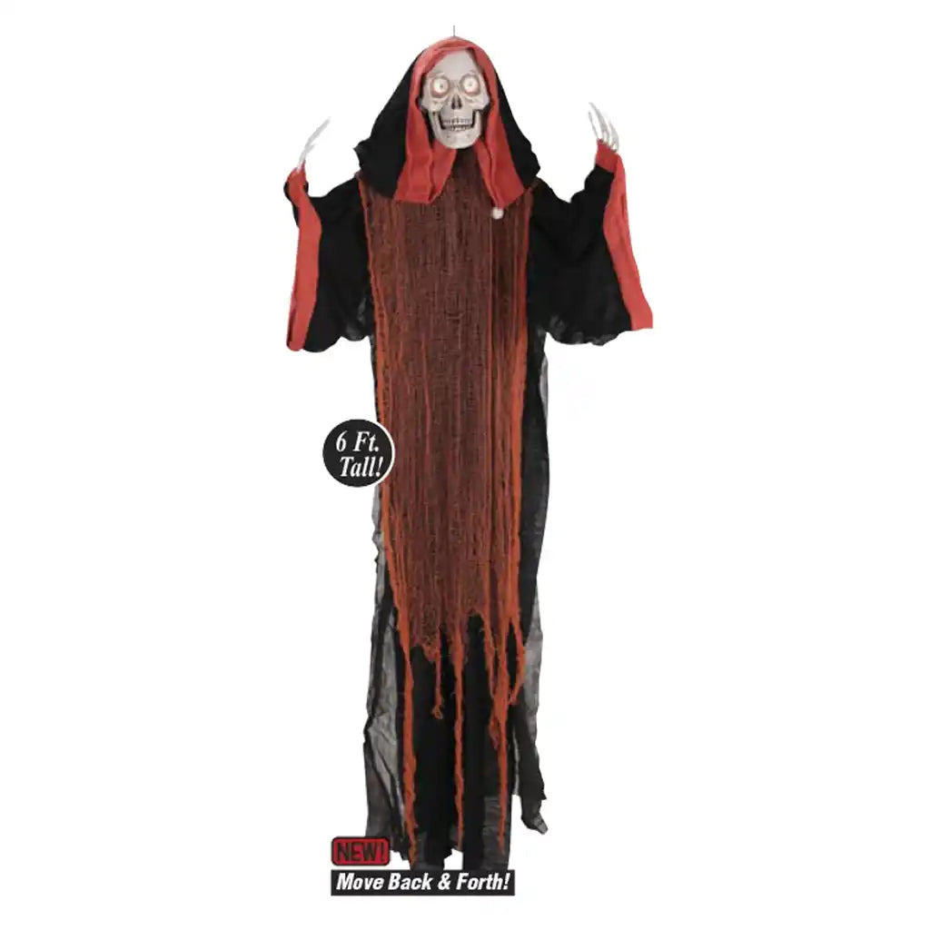 Hanging Animated Reaper, 6ft