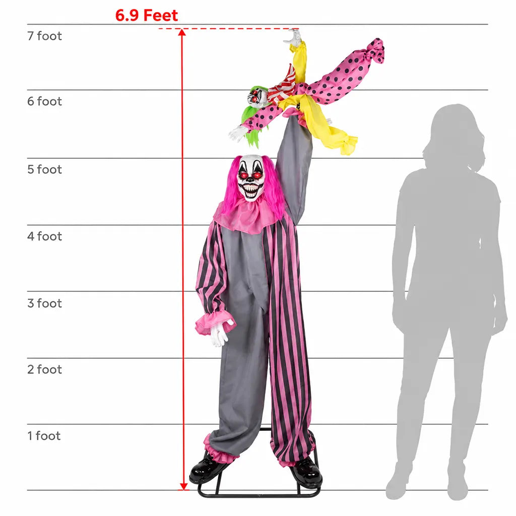 Animated Standing Clown, 82.7in