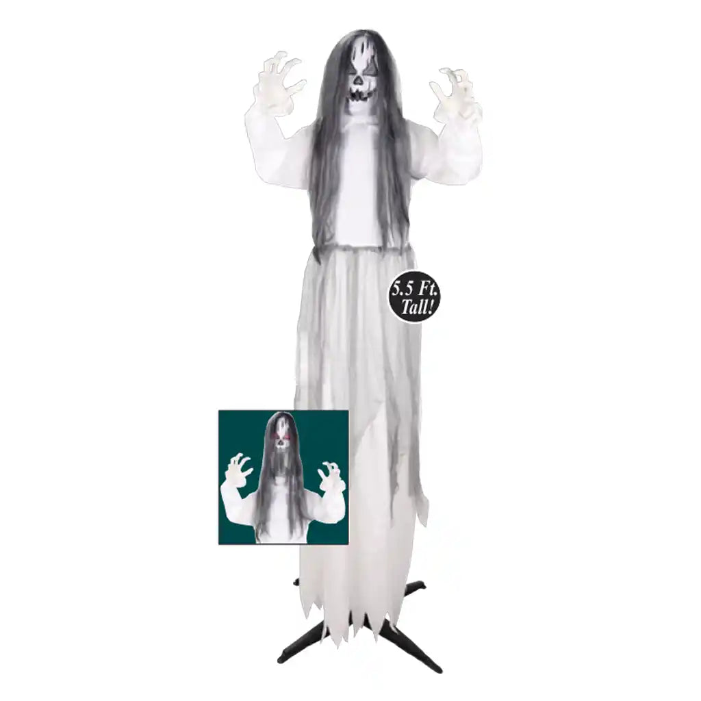 Standing Pop Up Creepy Lady, 5.5ft