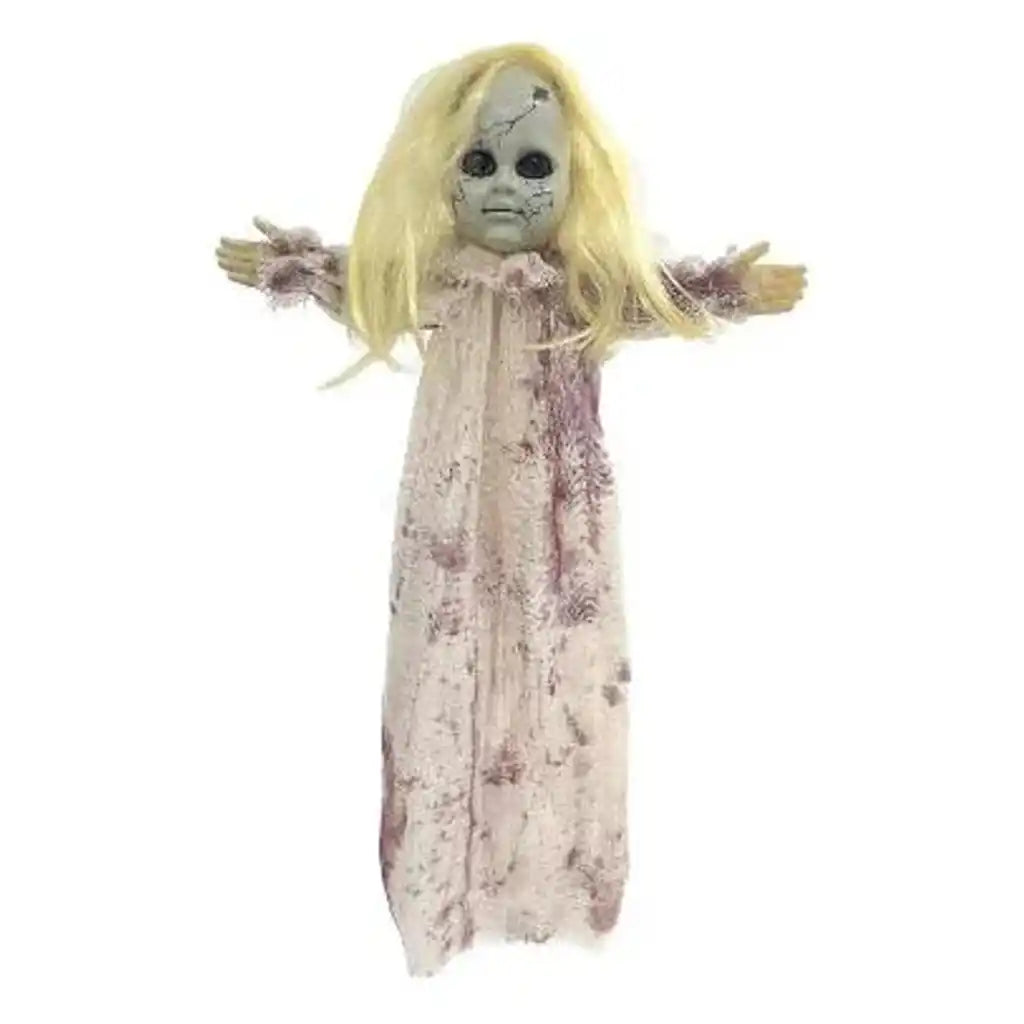 Hanging Creepy Bloody Doll