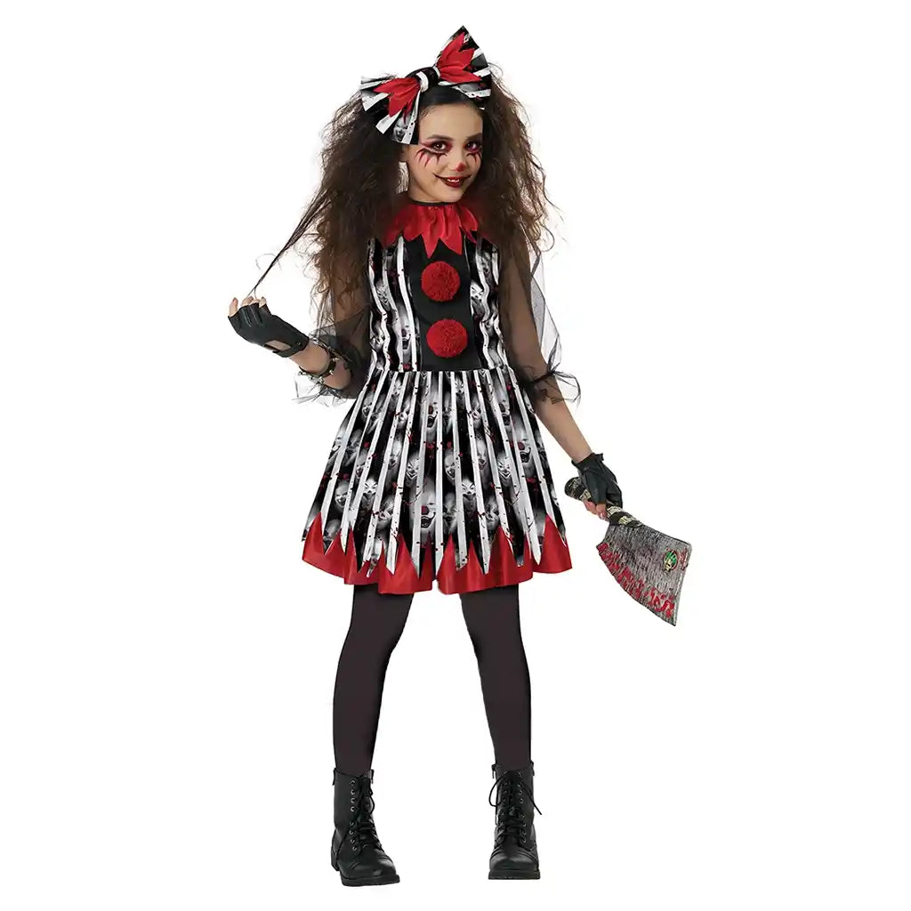 Deranged Clown Child Costume