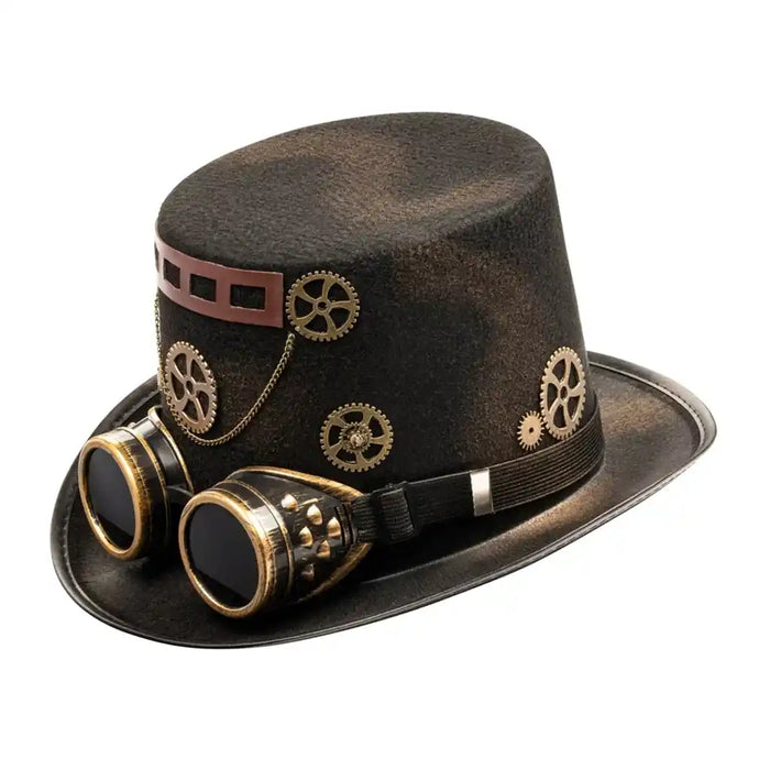 Steampunk Top Hat Black