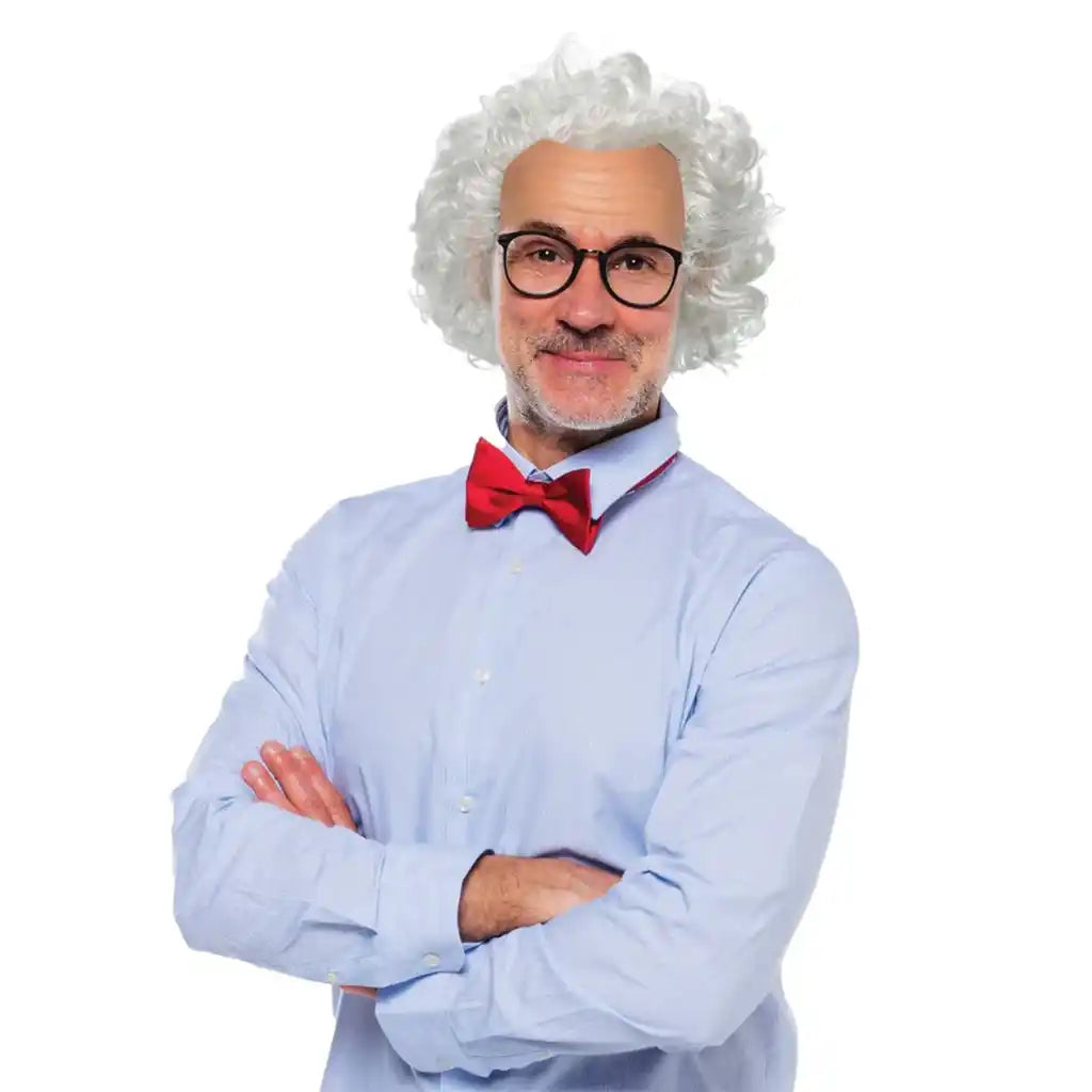 Bald Grandpa Wig, White