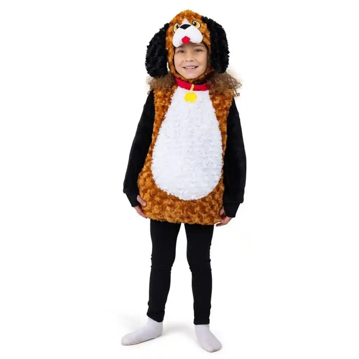 Doggie Plush Romper & Hood Costume Set