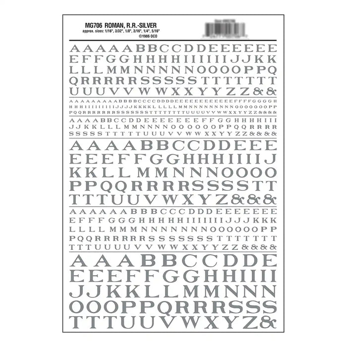 Roman Letter RR Silver Dt