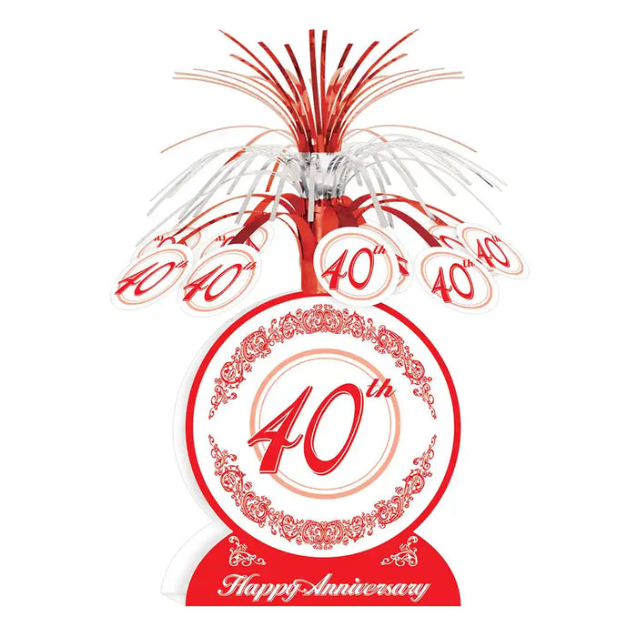 40th Anniversary Centerpiece, 13in