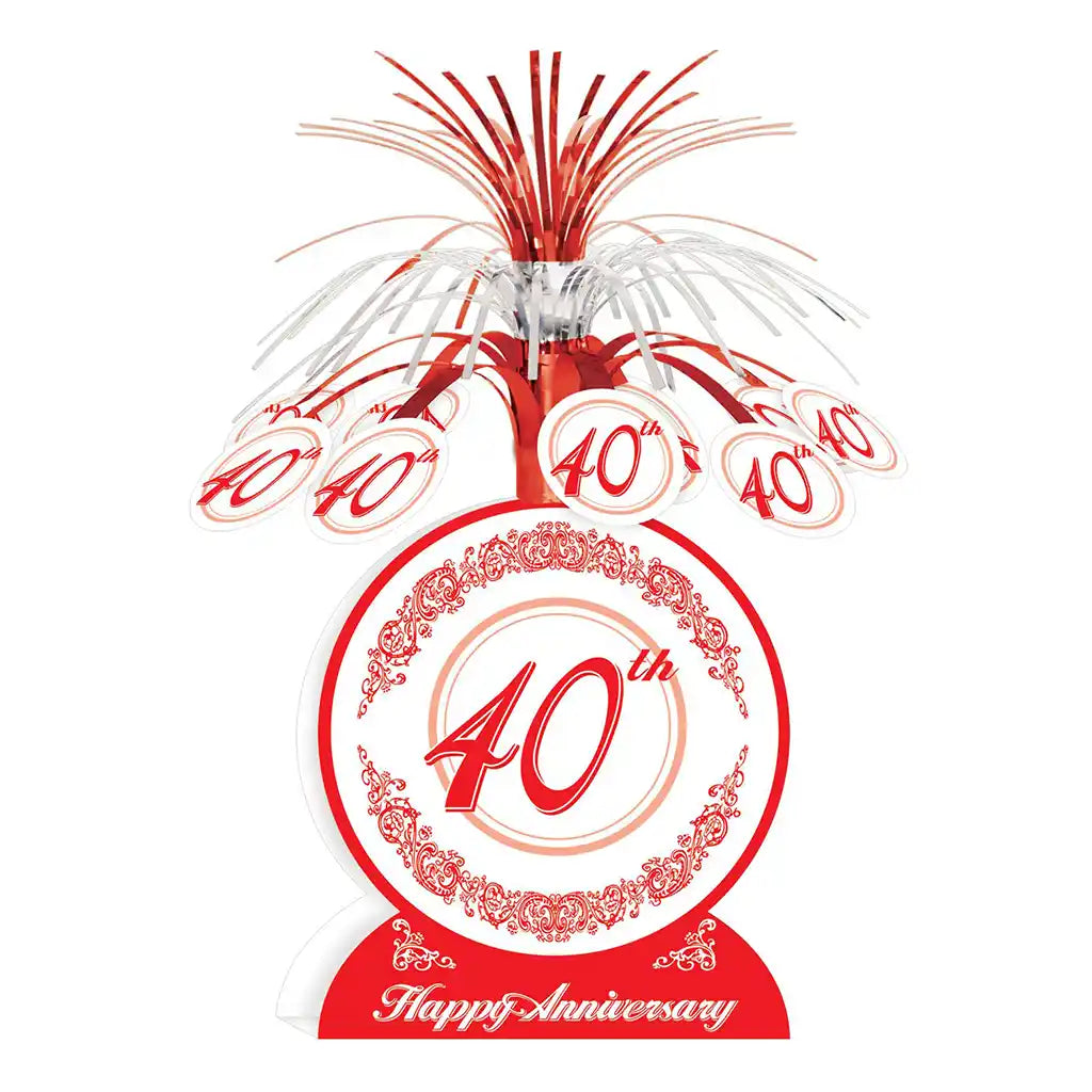 40th Anniversary Centerpiece, 13in