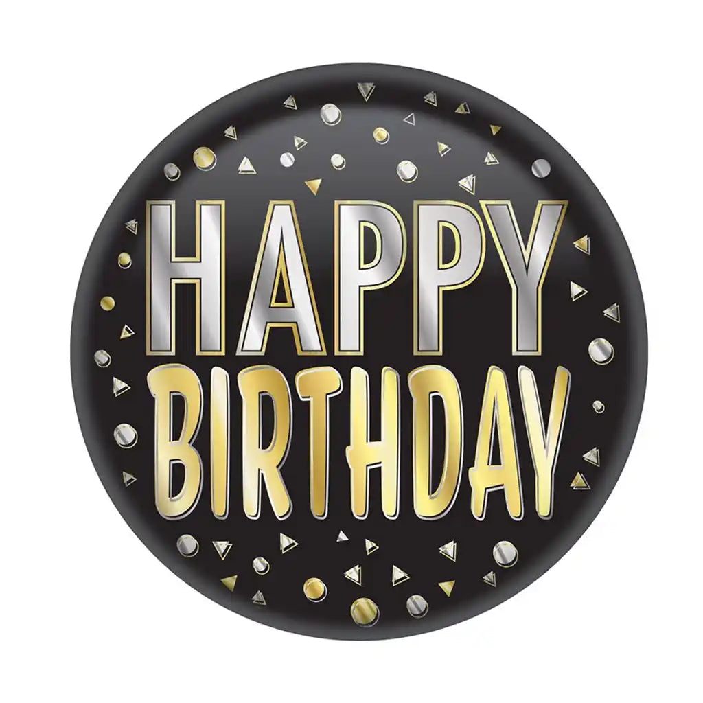 Happy Birthday Button, 2in